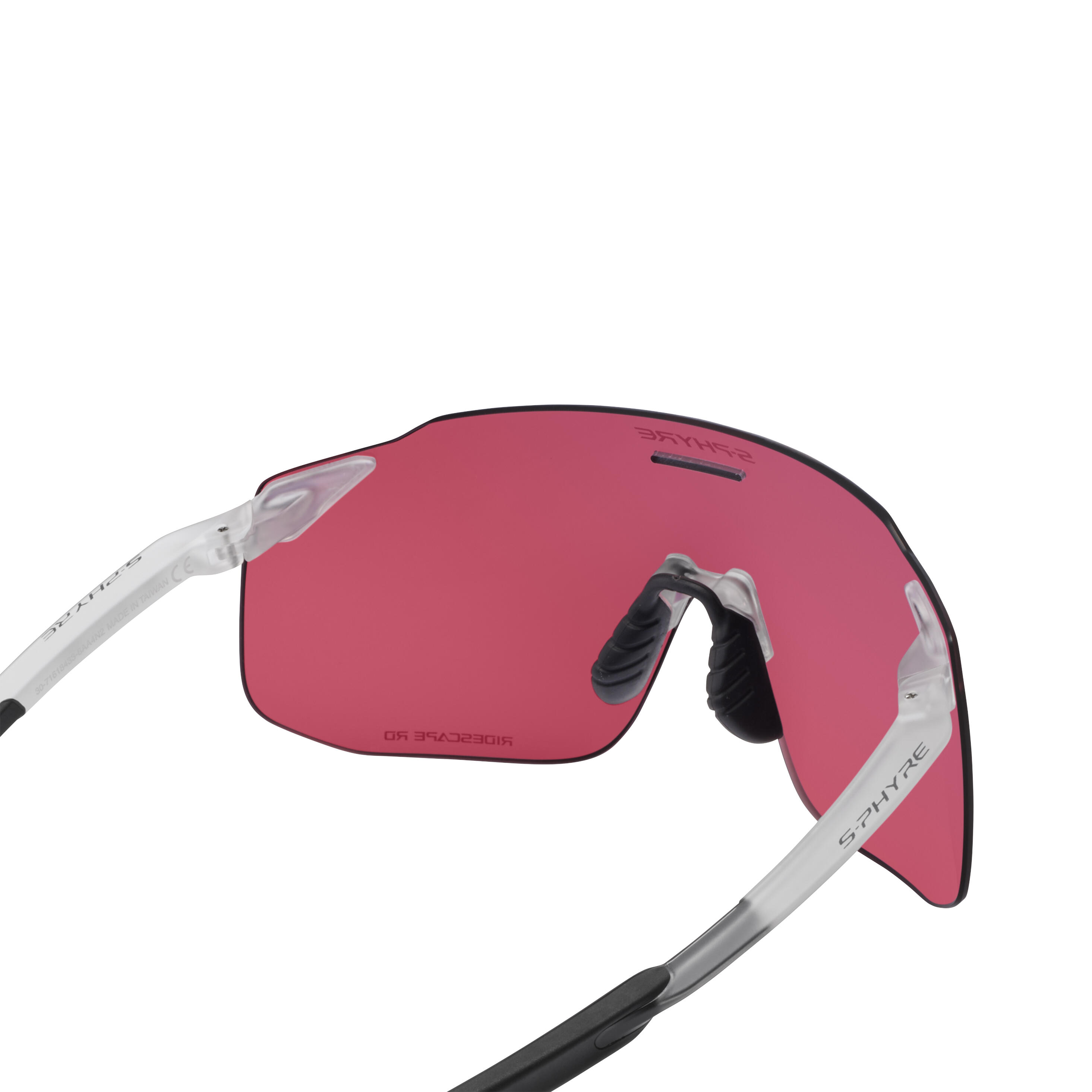 Lunettes de soleil vélo S-PHYRE SL Matte Crystal , Ridescape Road 2/4