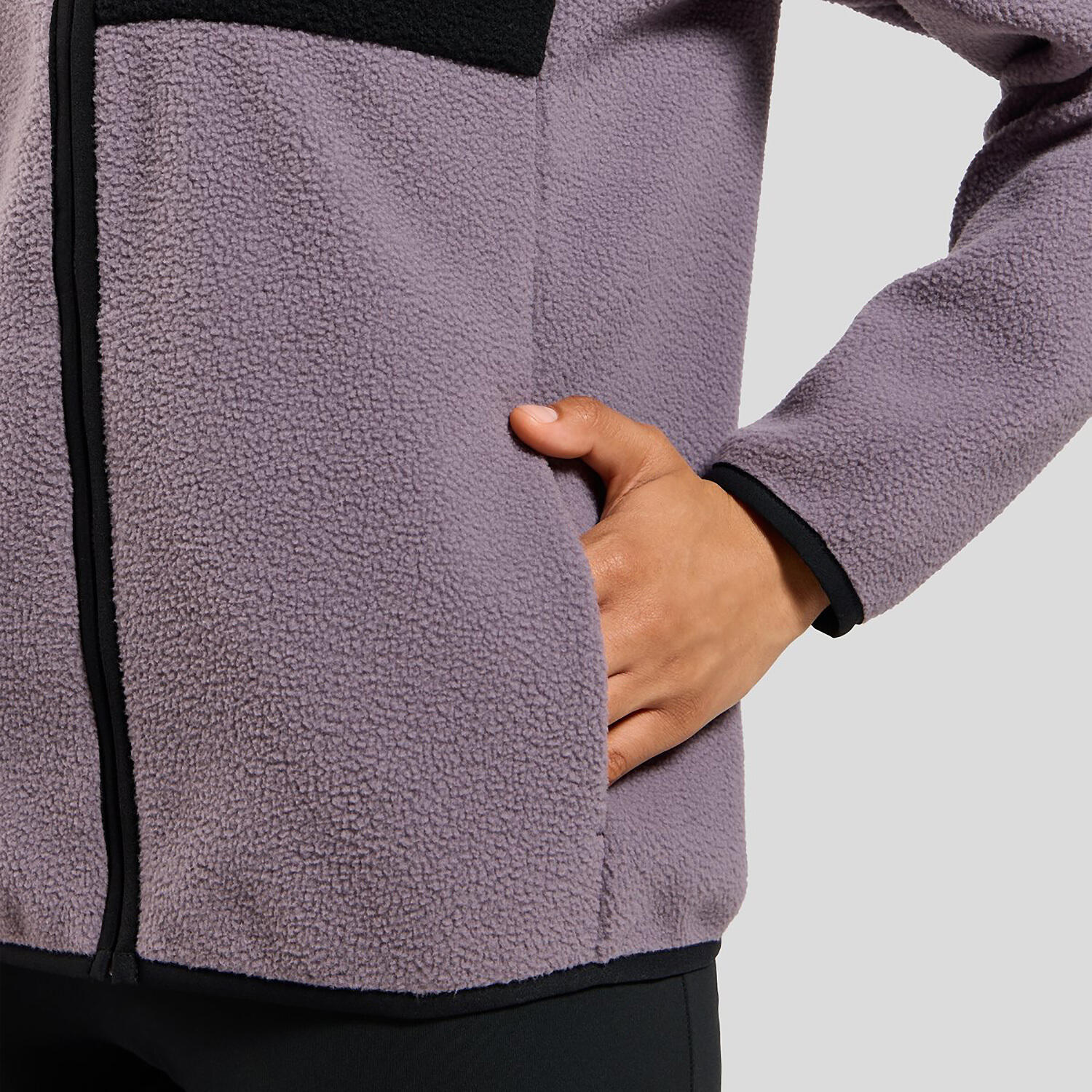 Rollkragen ESSENTIAL HIGH PILE BLOCKED 3/7