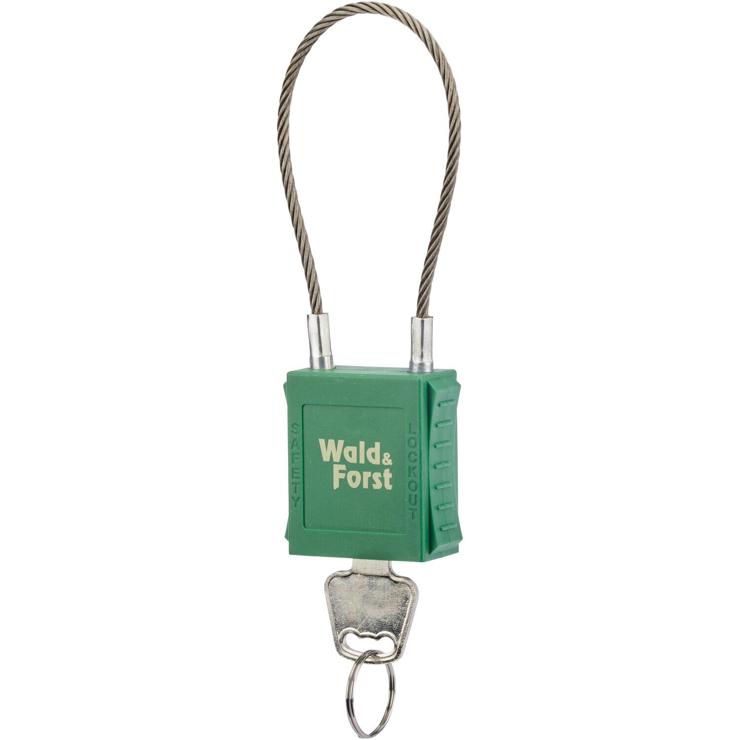 Vorhängeschloss mit Kabel 2/3