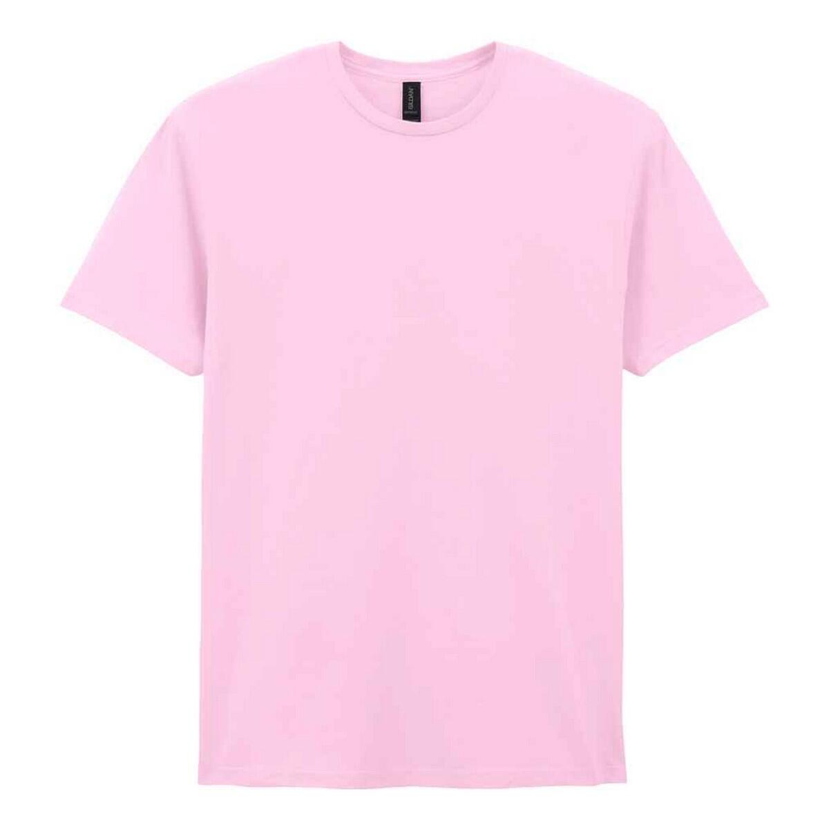 Unisex Adult Soft Style TShirt (Light Pink) 1/3