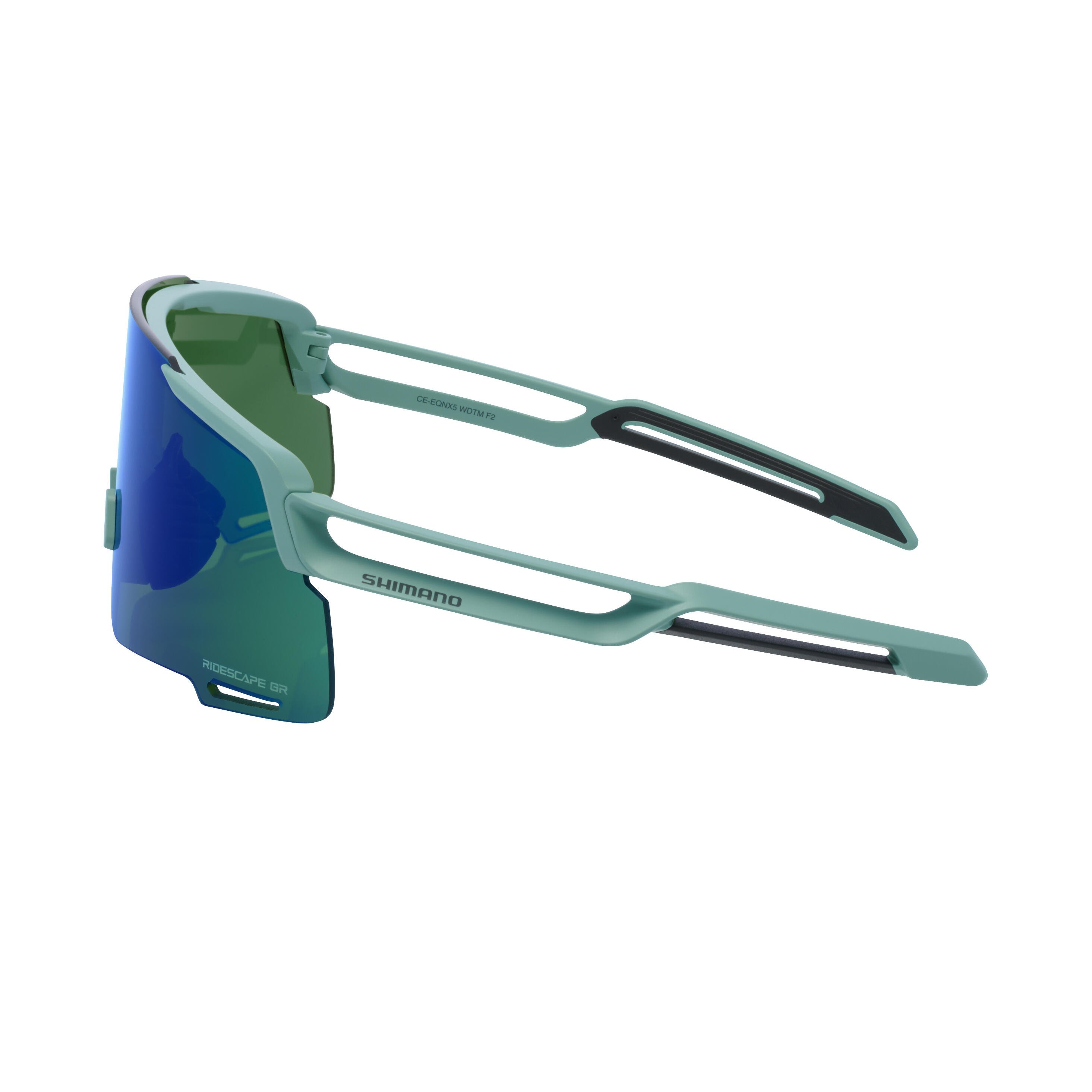 Rowerowe okulary przeciwsłoneczne EQUINOX 5 Ridescape Gravel , Teal 3/4