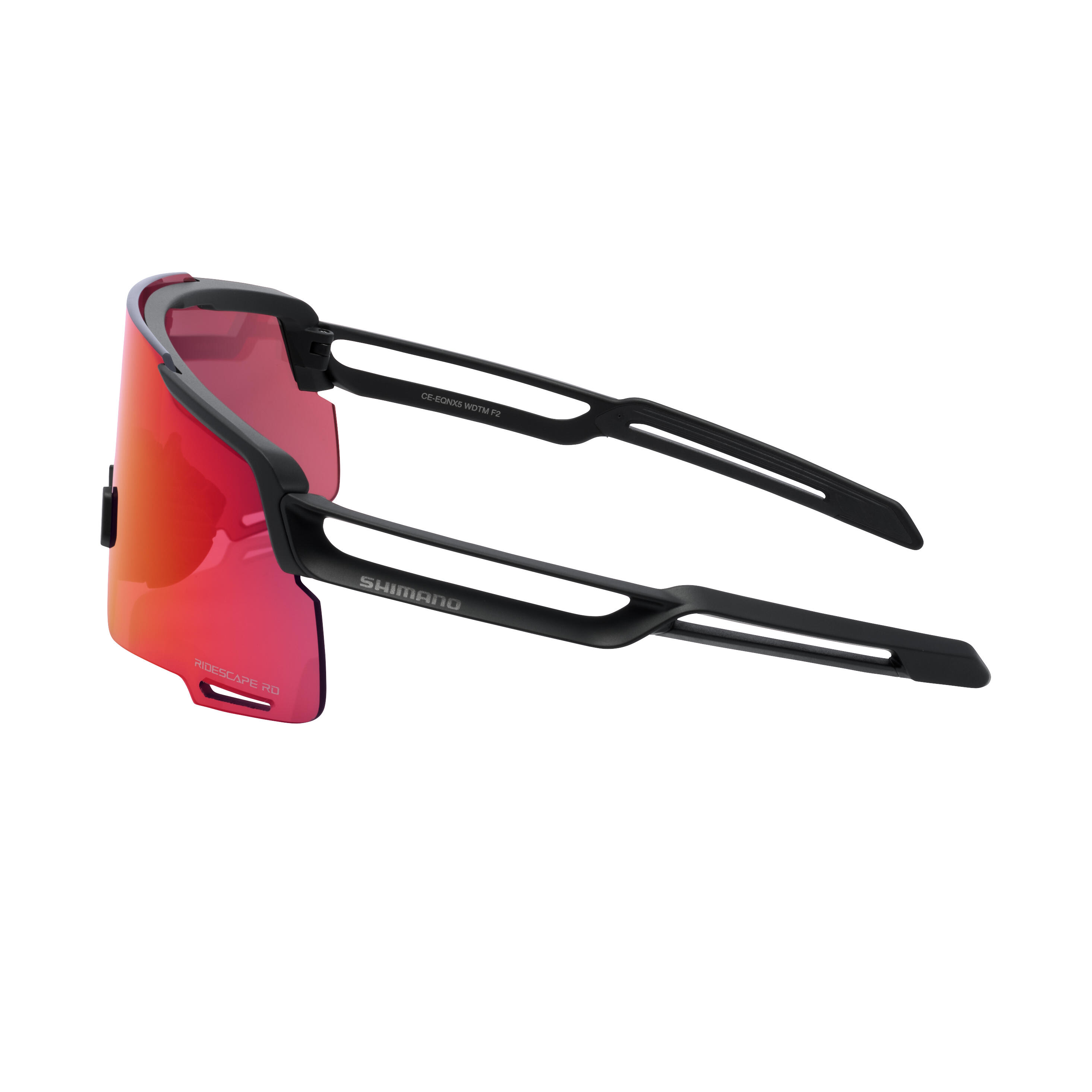 Fahrrad- Sonnenbrille EQUINOX 5 Ridescape Road,  Matte Black 3/4