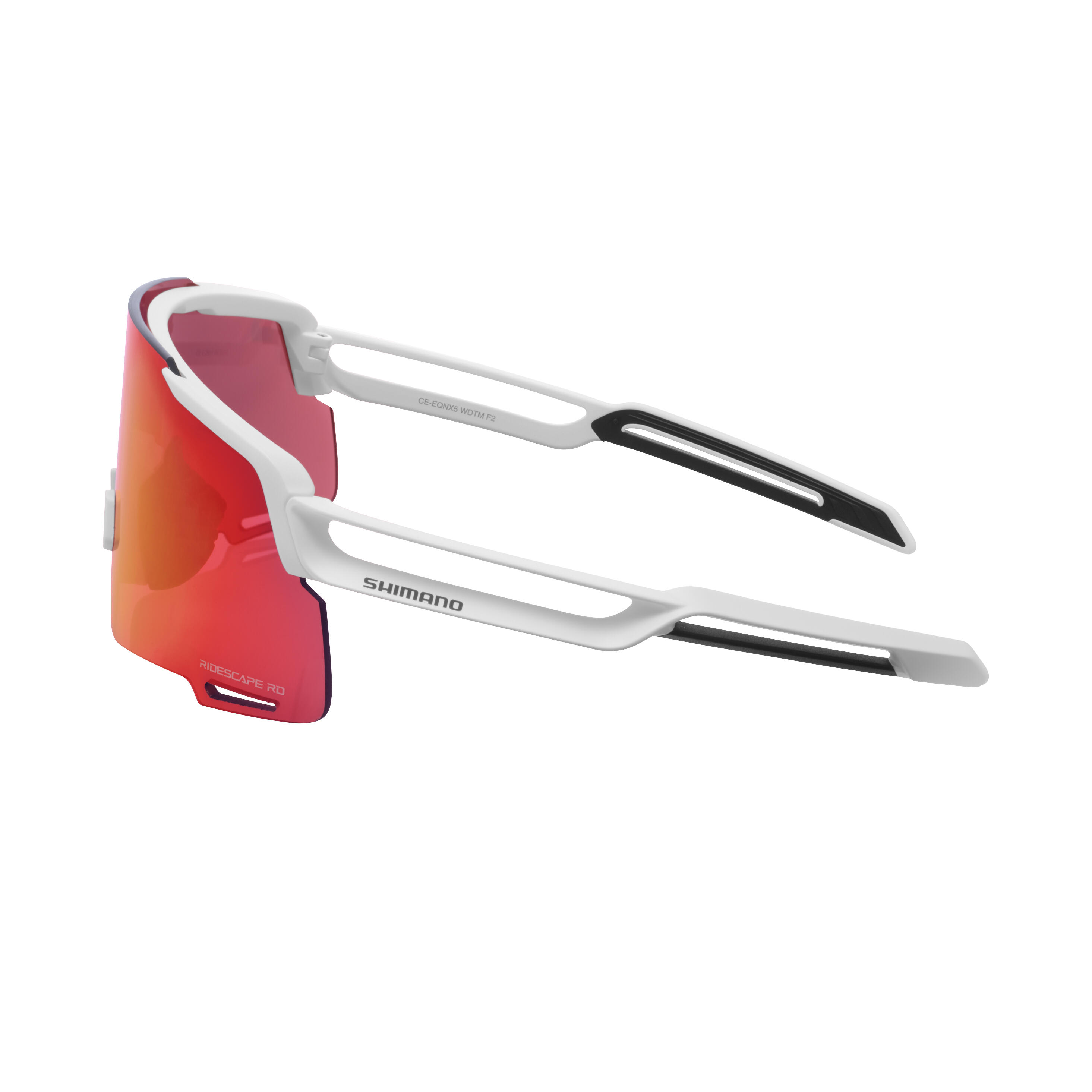 Lunettes de soleil vélo EQUINOX 5 Ridescape Road, Matte White 3/4