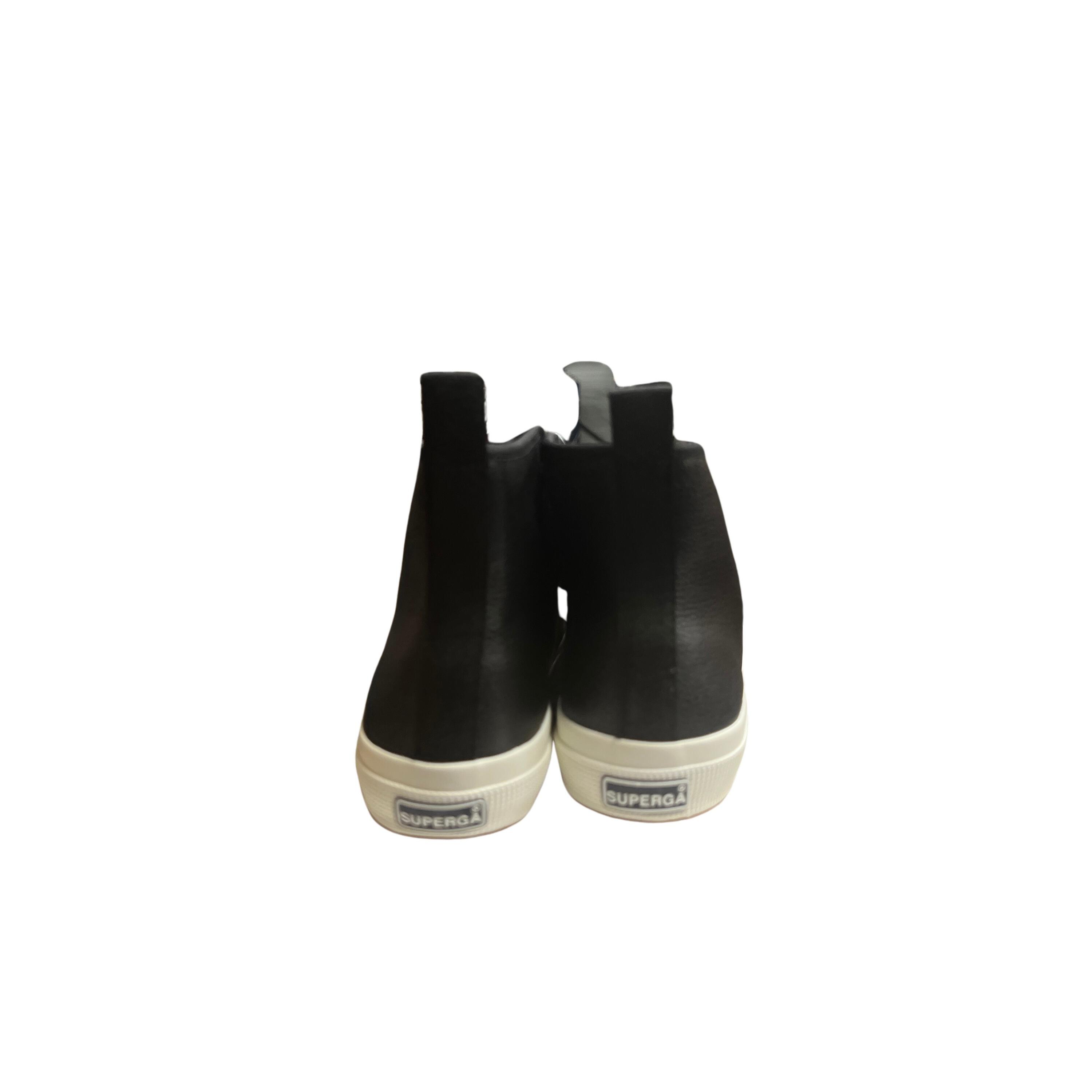 Damestrainers Superga 2750 Mid Tumbled Leather 4/4
