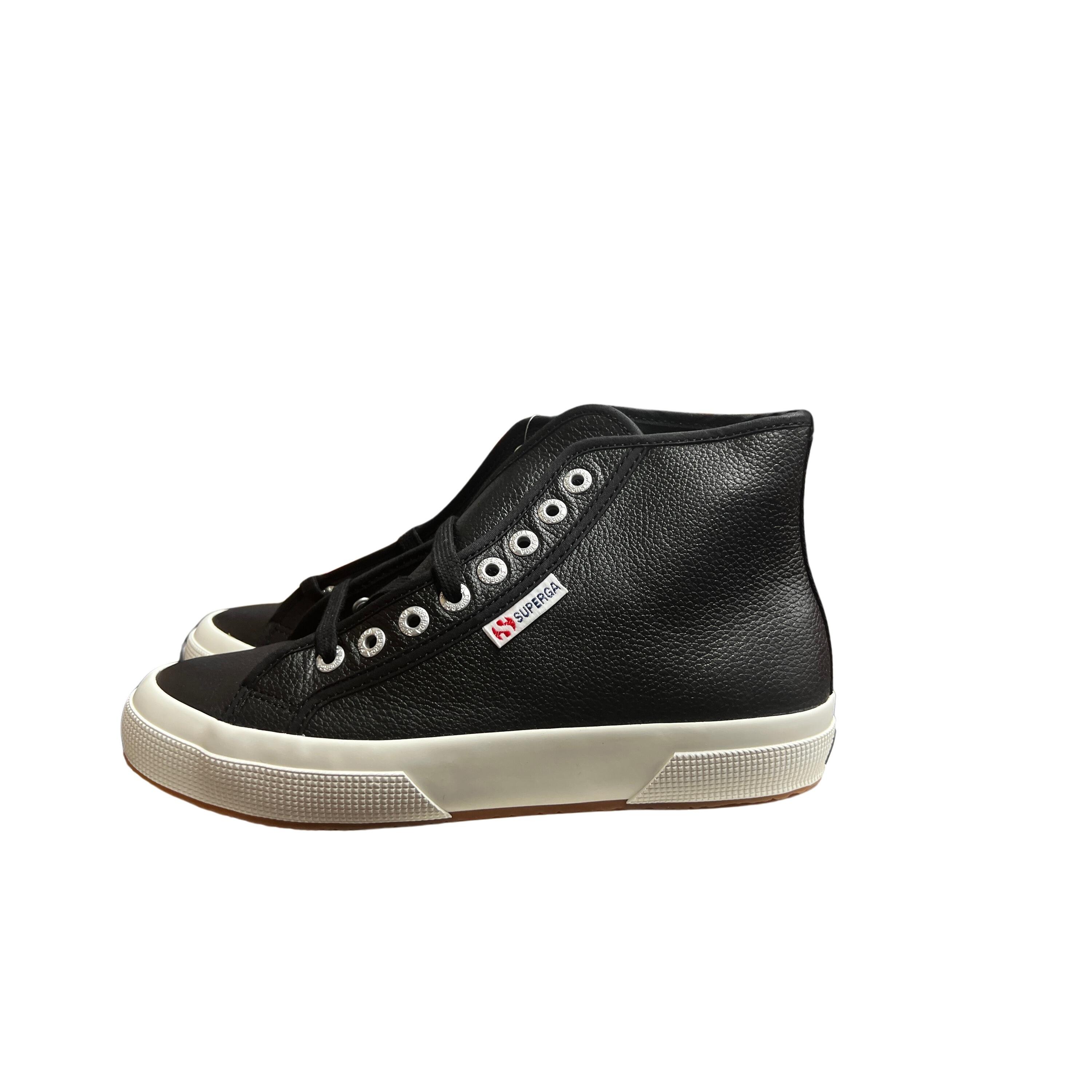 Damestrainers Superga 2750 Mid Tumbled Leather 2/4