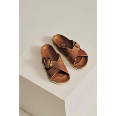 Sandalias Bio Mujer Birkenstock Madridbigbuckle Rosa