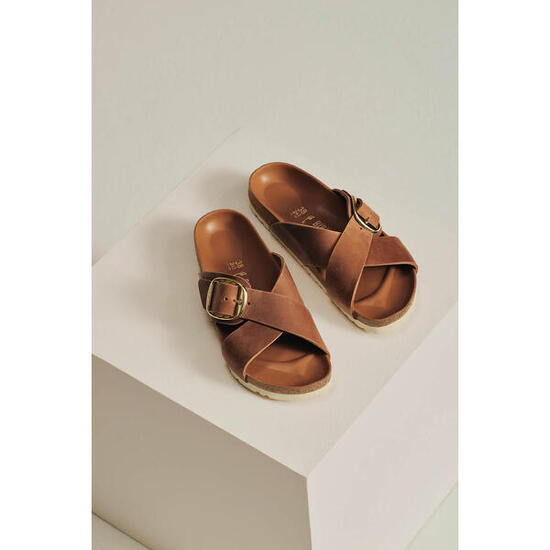 Sandalias Bio Mujer Birkenstock Madridbigbuckle Rosa