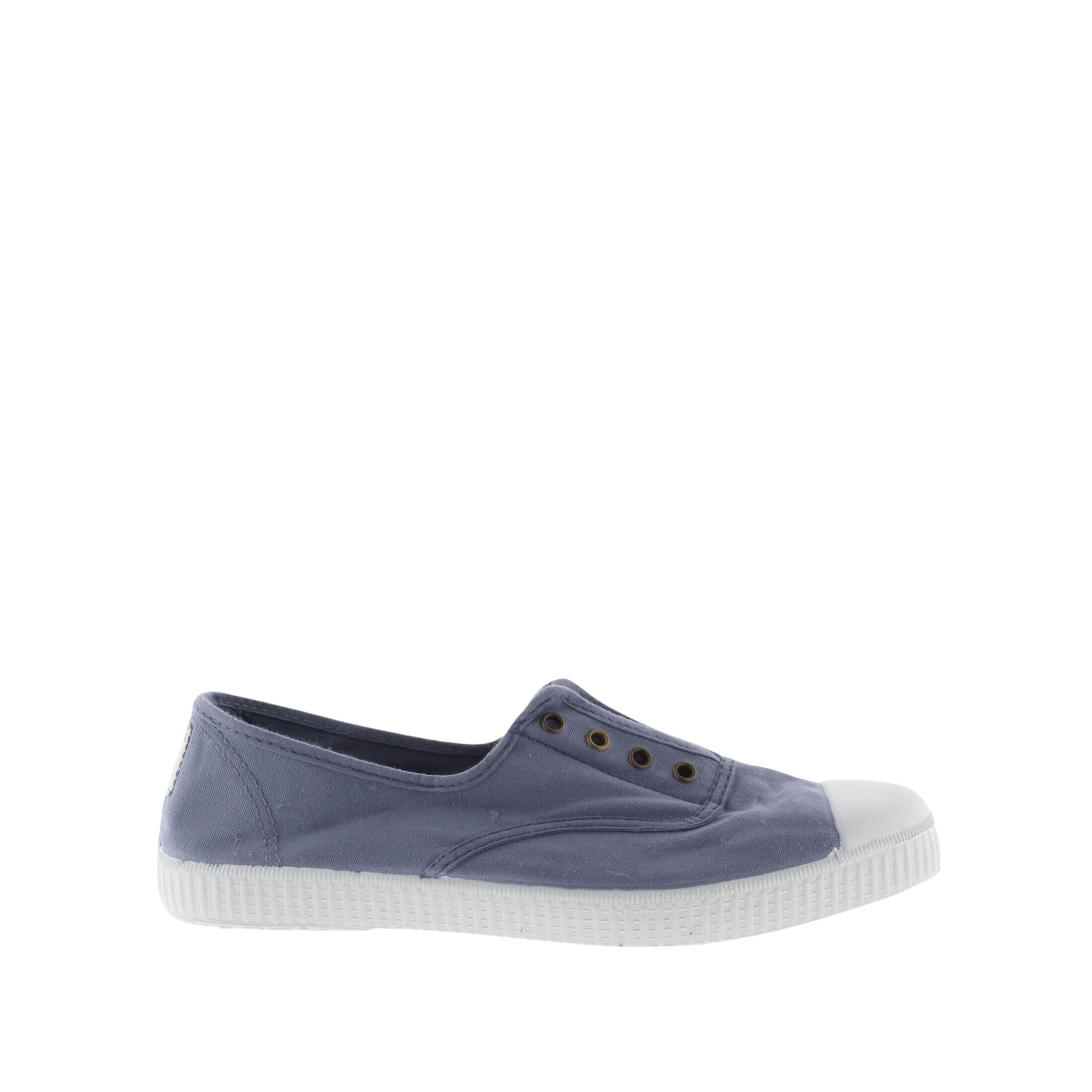 Victoria - Baskets Femme Sans Lacets Victoria 1915 Anglaise Toile Lavée - Baskets - Bleu - 40 - Decathlon