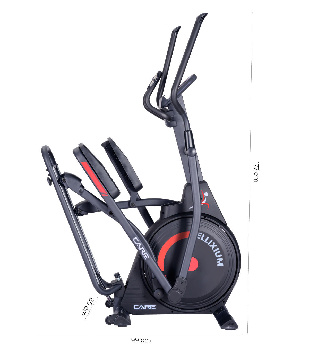 Vélo elliptique ELLIXIUM FD - CARE - pliable et connecté 3/8