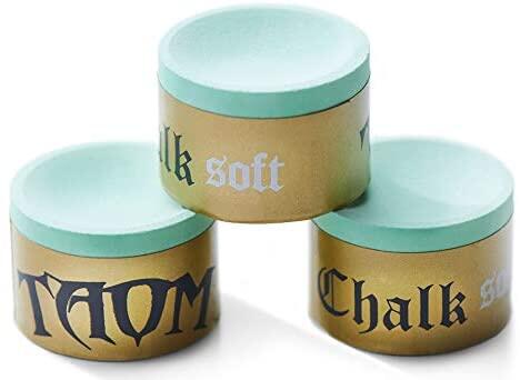 TAOM PRO SNOOKER/POOL SOFT GREEN CHALK 2/3