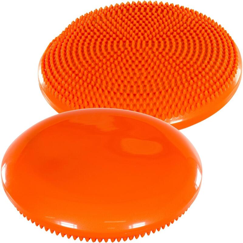 Perna de echilibru si masaj cu pompa, MOVIT®, 38 cm, portocaliu