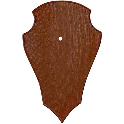 Eichenschild Bock, mit Kiefereinlage