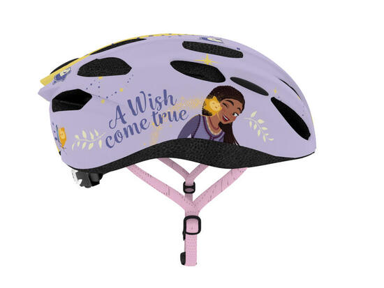 Casque de vélo pour enfants Disney Wish pour filles 52-56cm Viole