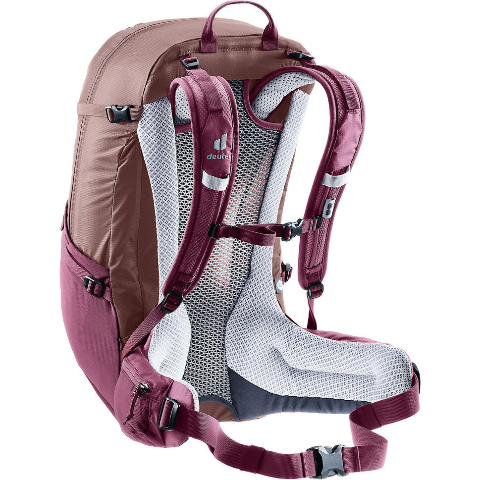 Plecak turystyczny damski Deuter Futura 25 SL - ashrose/cassis