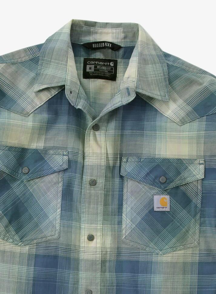 Koszula męska Carhartt Snap-Front Plaid Shirt