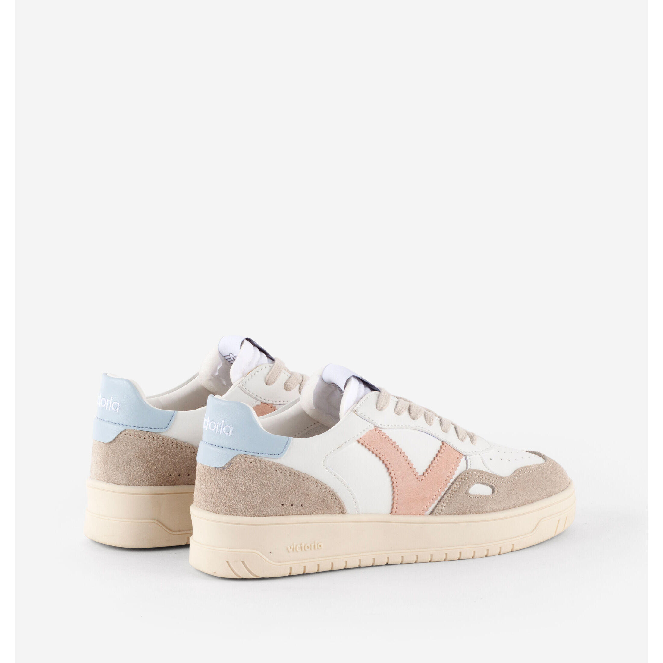 Baskets basse effet cuir femme Victoria 5/6