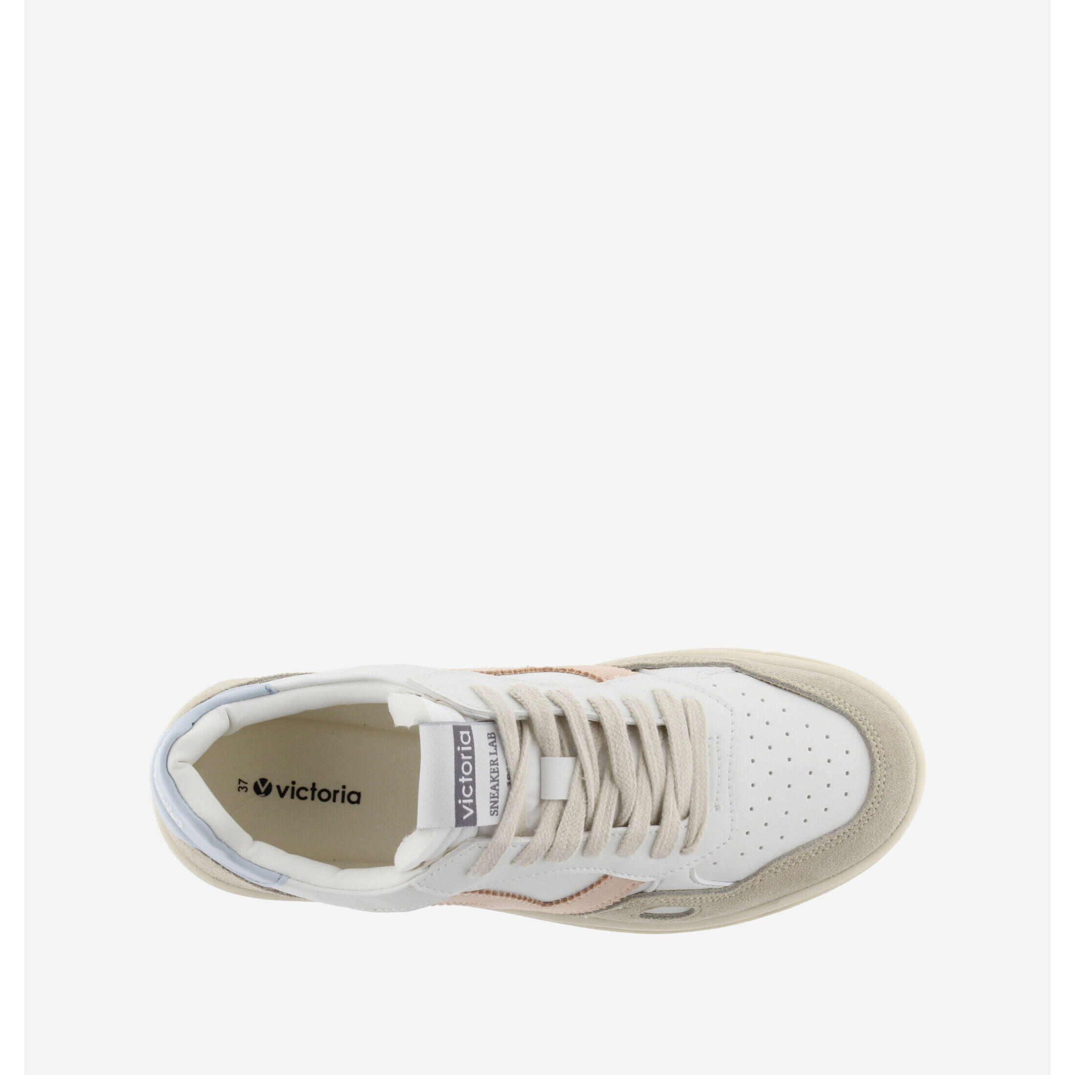Baskets basse effet cuir femme Victoria 4/6