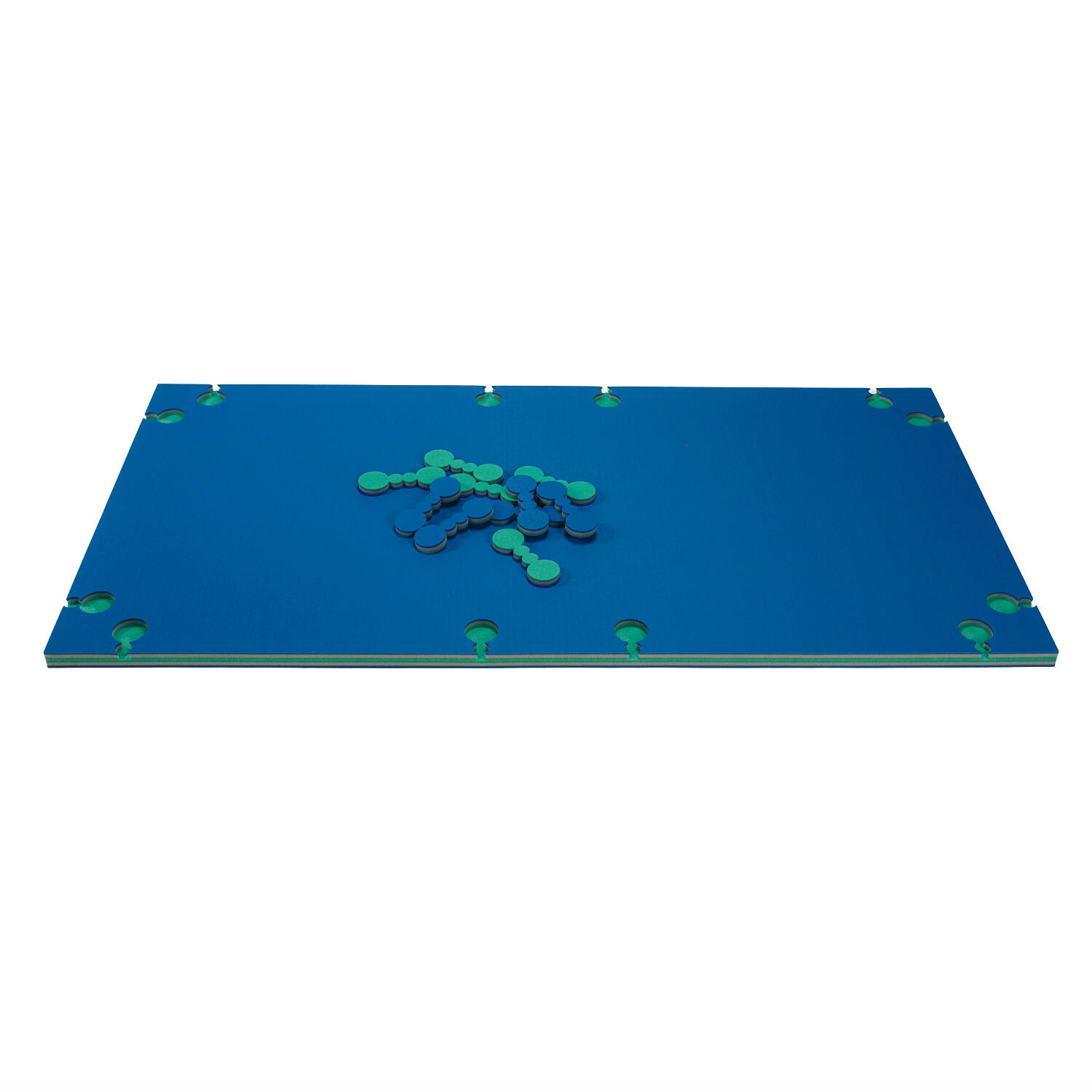 Judomatte Green ITIS-Easy Judo Unisex Blau-Grün 4/6