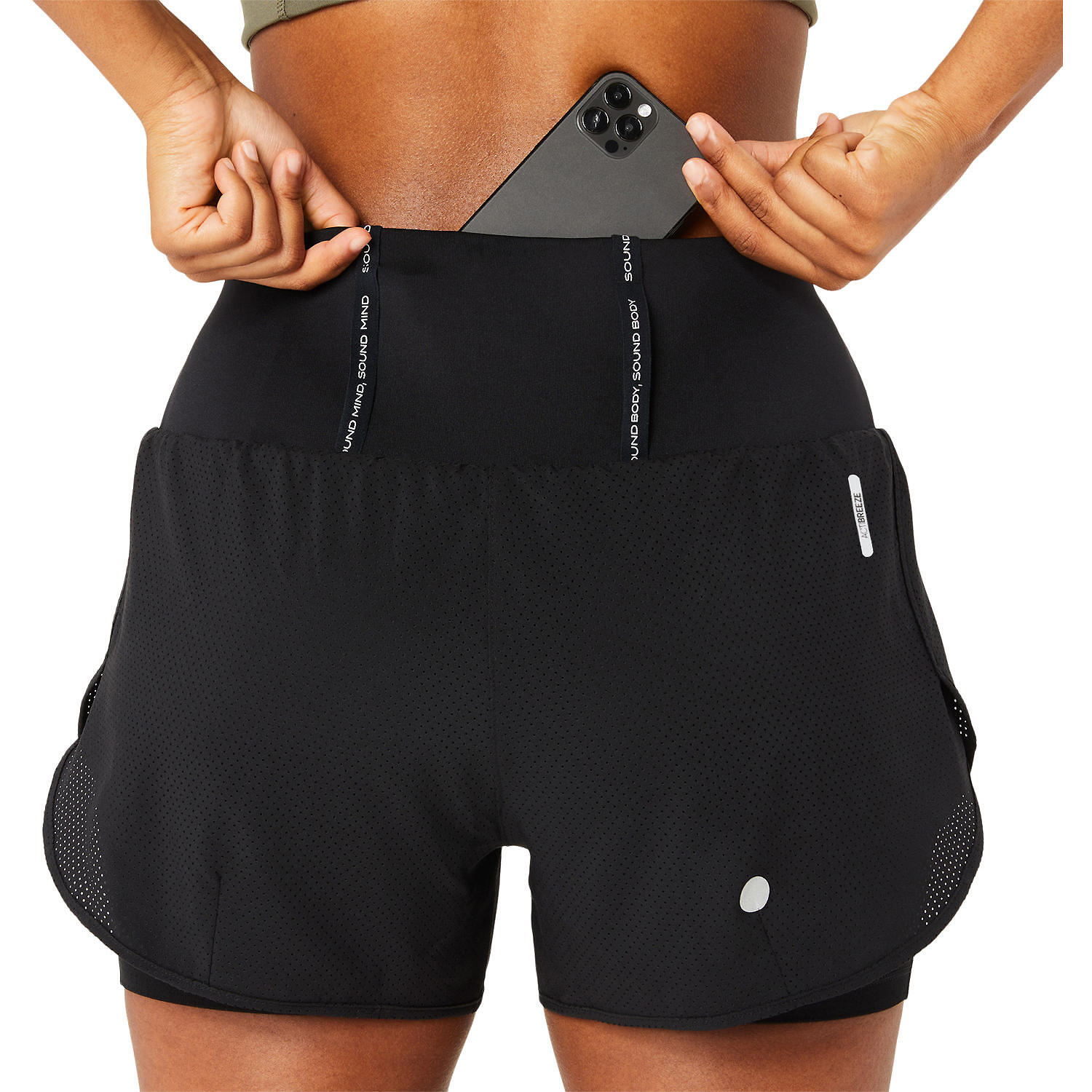 Pantaloncini Asics modello 2012C975-001 per donne 4/7