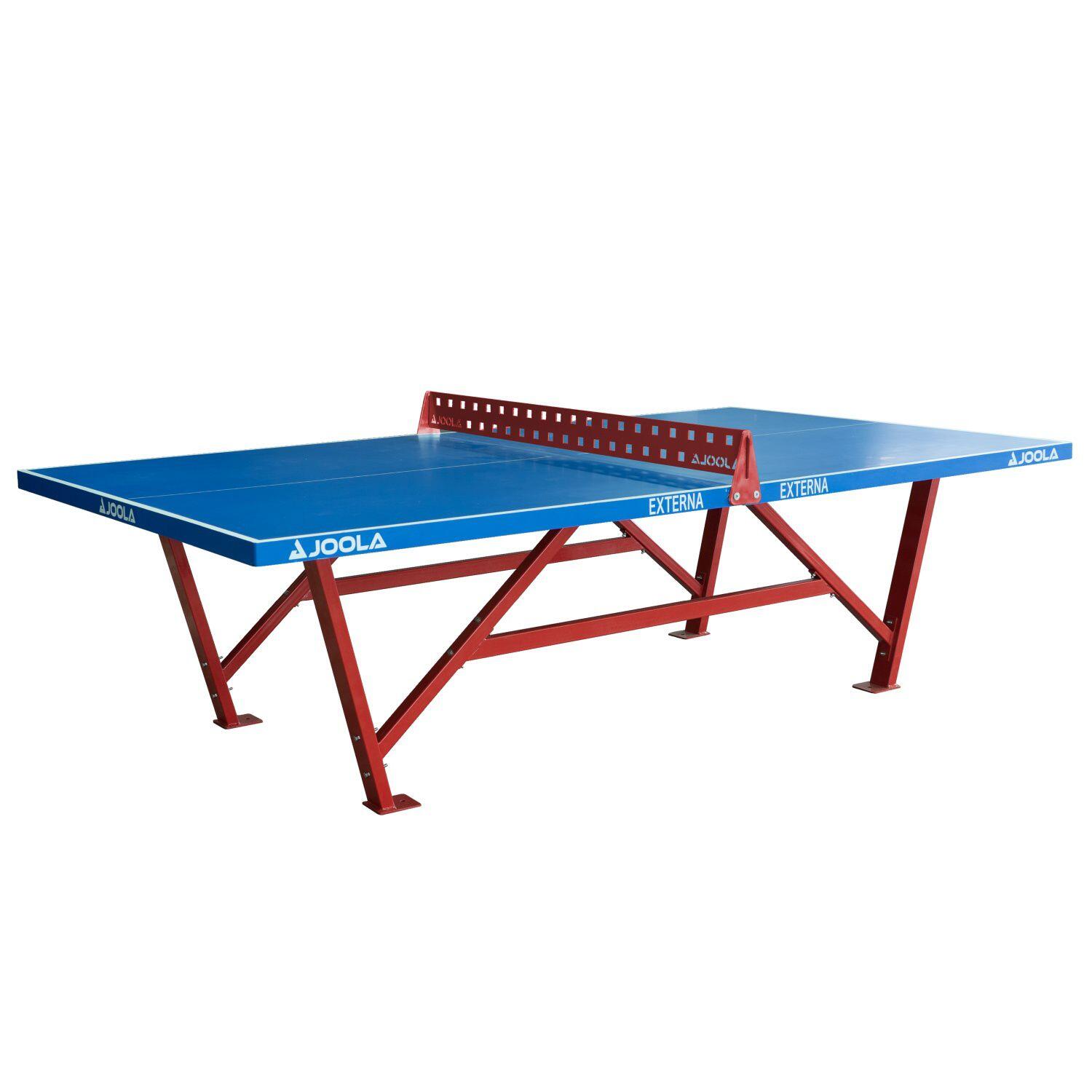 JOOLA Mesa de ping pong para exterior Joola WEATHERPROOF red incluida