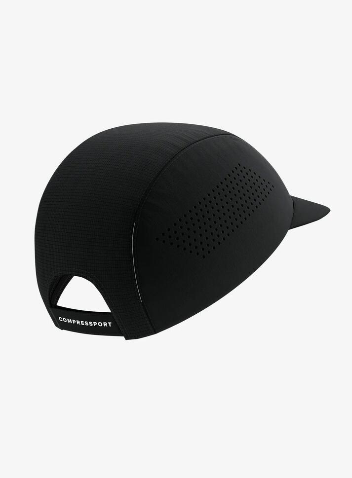 Czapka do biegania Compressport Pro Racing Cap - black