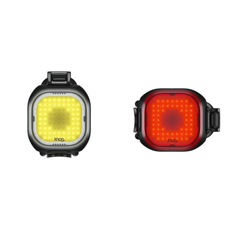 Knog Blinder Mini Square Twinpack set de lumières avant+arrière pour vélo