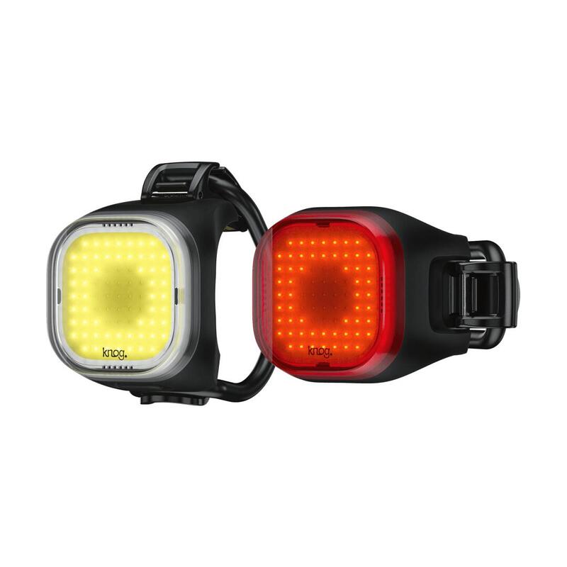 Knog Blinder Mini Square Twinpack set de lumières avant+arrière pour vélo
