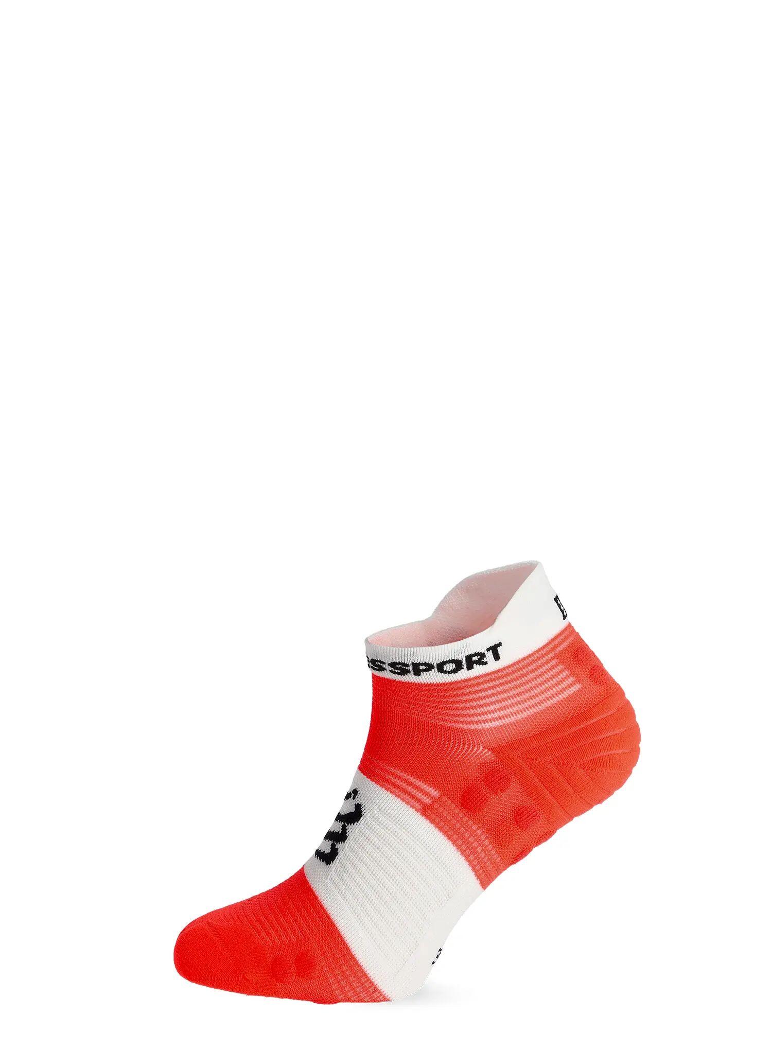 Compressport Pro Racing V4.0 Ultralight Run Low Socks Red/White 3/4