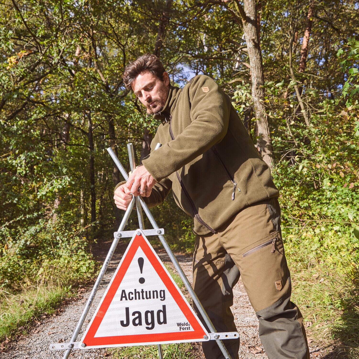 Warnschild – Achtung Jagd 2/3