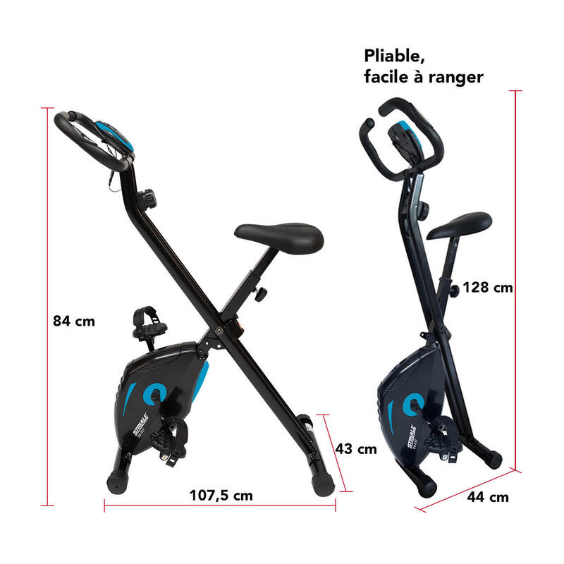 Vélo d'appartement pliable STRIALE SV-317