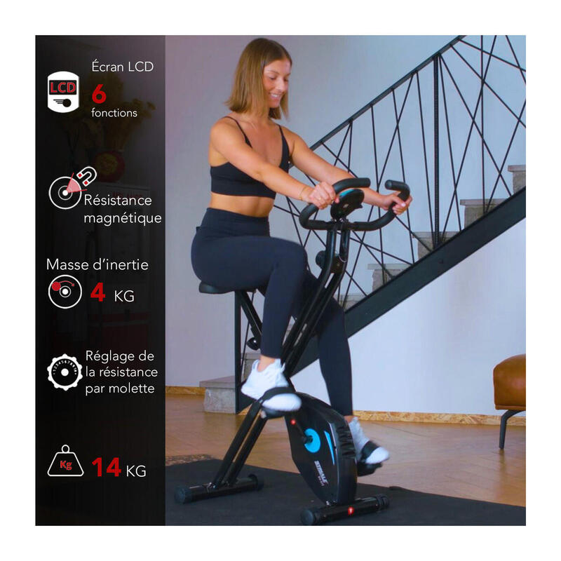 Vélo d'appartement pliable STRIALE SV-317