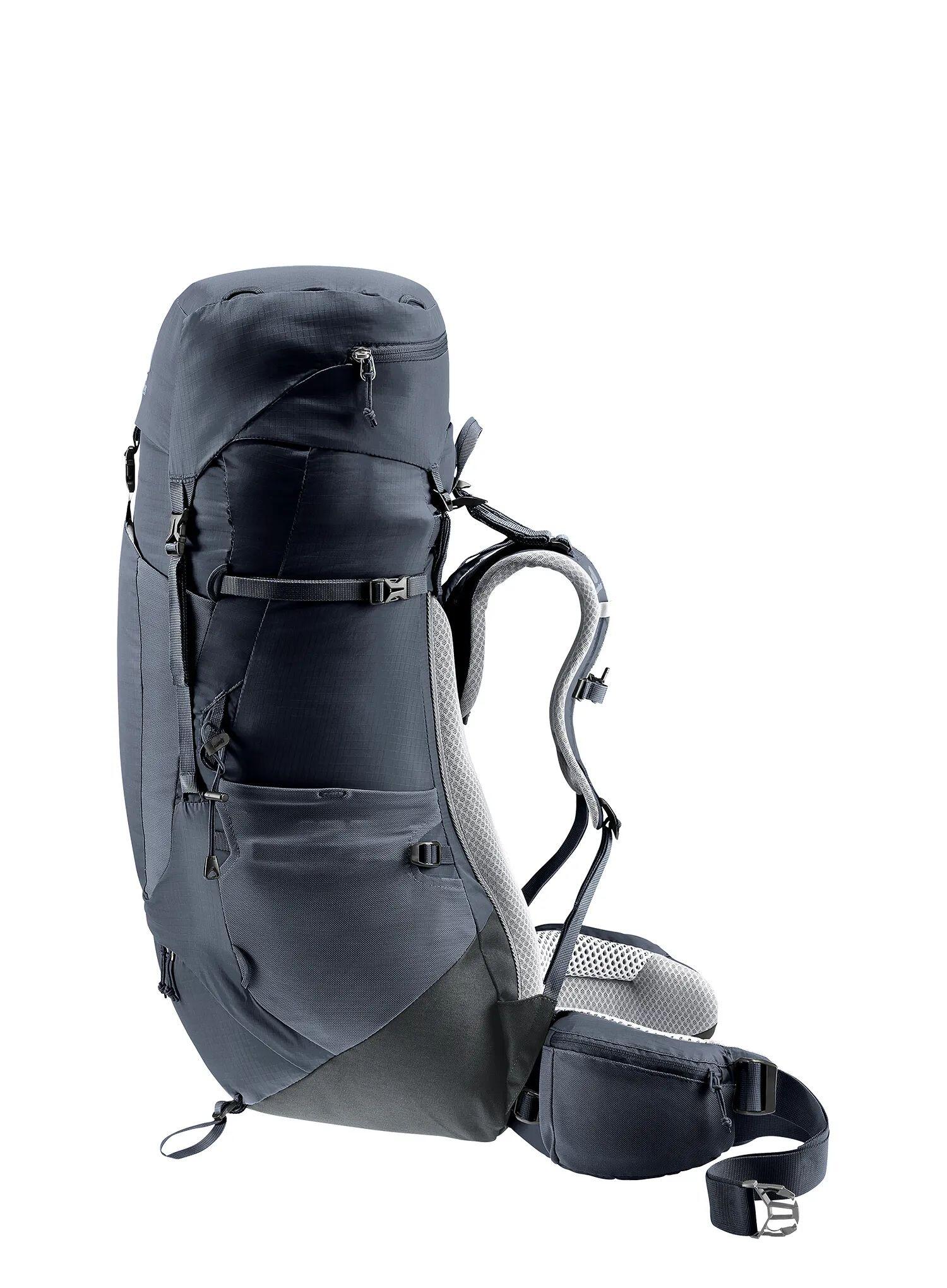 Plecak trekkingowy damski Deuter Aircontact Lite 45 + 10 SL - black/graphite 6/13