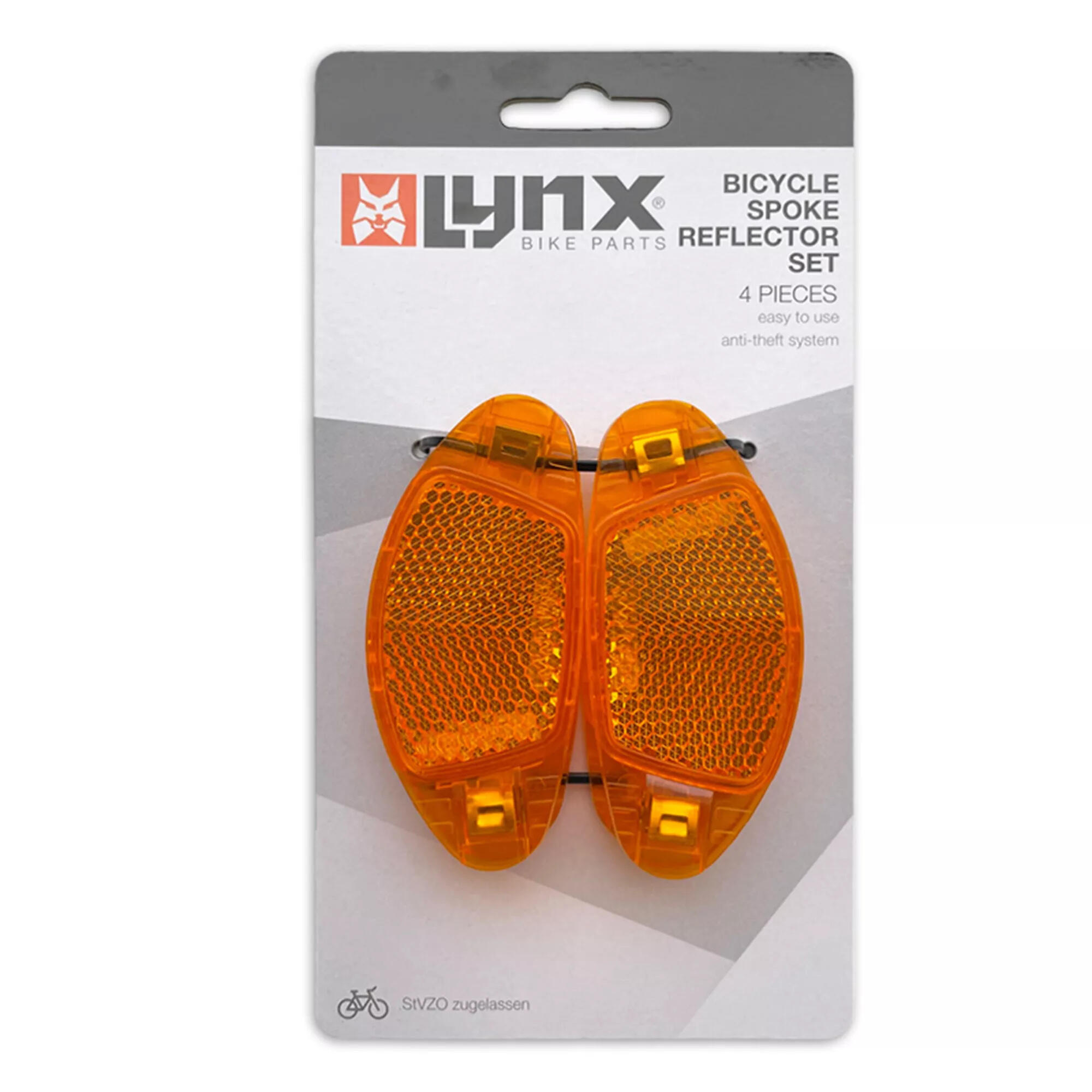 Bicycle Spaak Reflector 4 PCS. 4/5