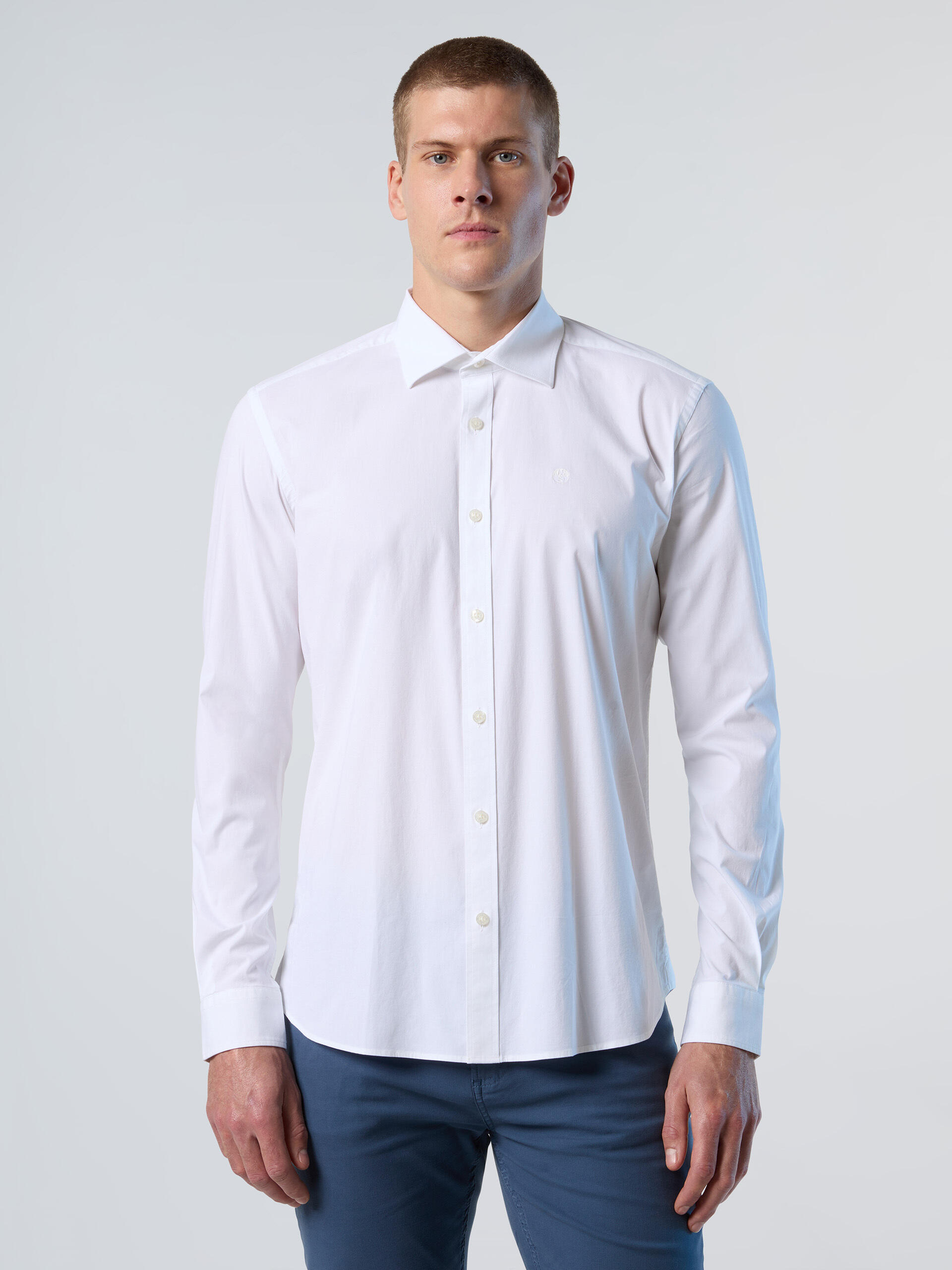 NORTH SAILS Camicia popeline di cotone  da uomo