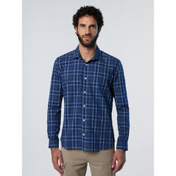 Chemise à carreaux en popeline homme