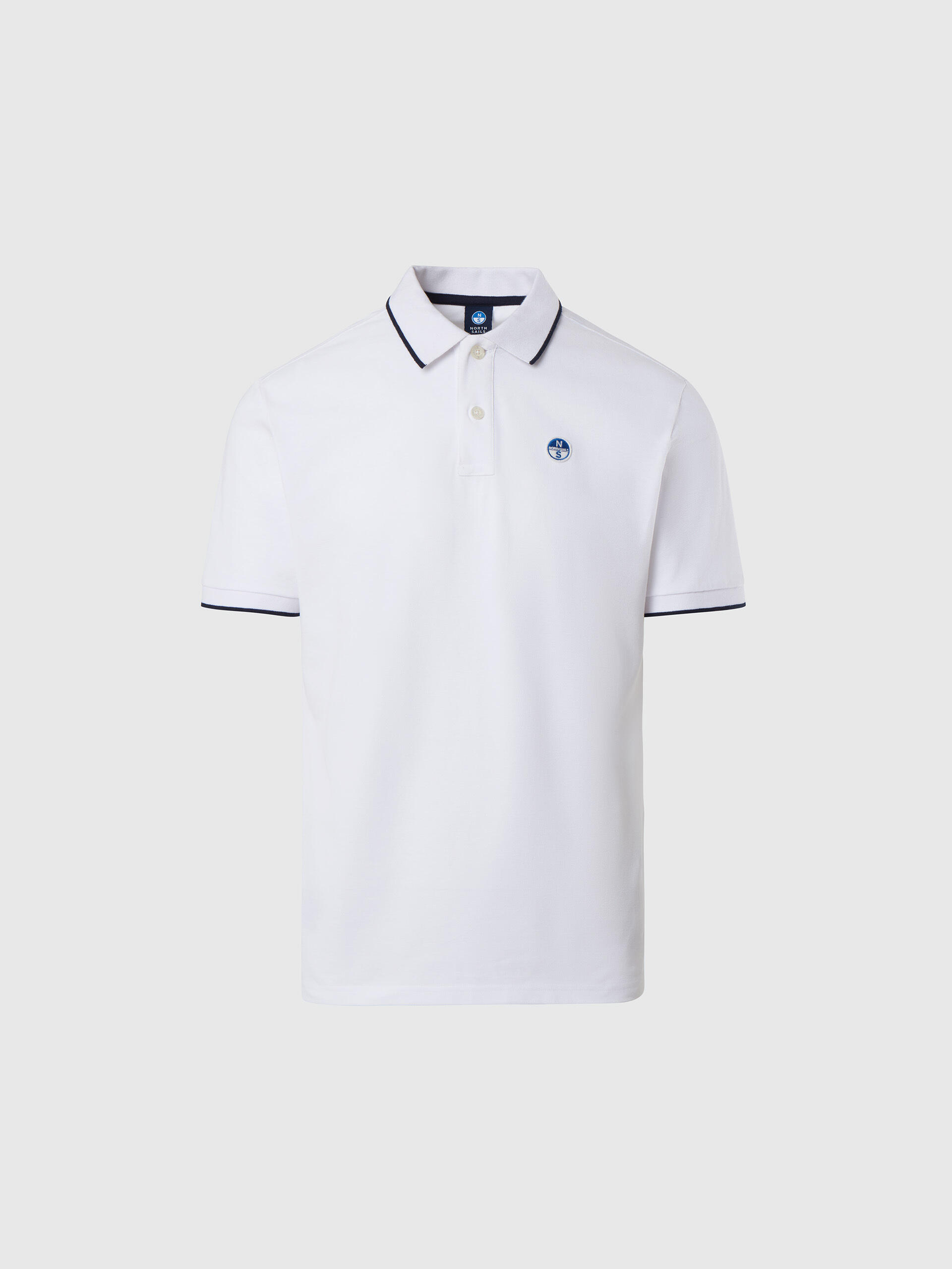 polo con letras en el cuello para hombre 2/2