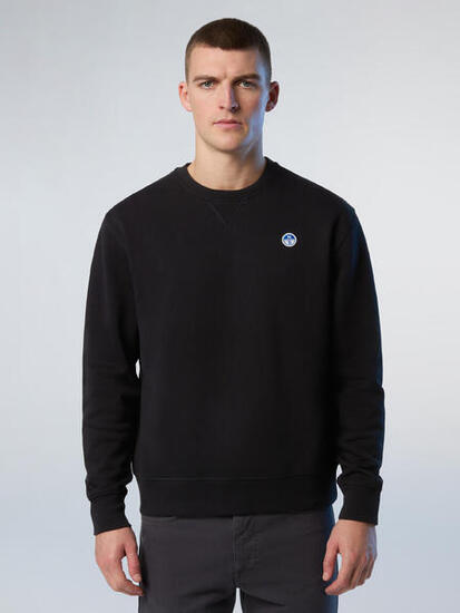Felpa North Sails Modello Crewneck Sweatshirt Colore Nero