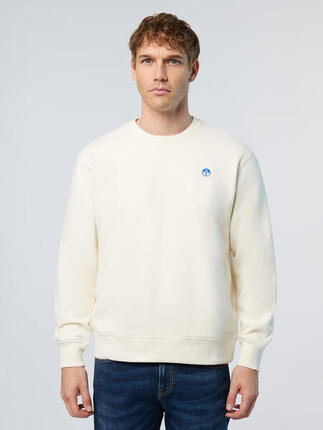 Sweat-shirt avec écusson logo homme