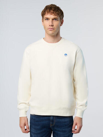 Sweat-shirt avec écusson logo homme