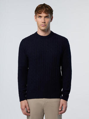 Jersey en punto de cable para hombre
