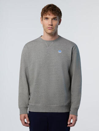 Sweat-shirt avec écusson logo homme