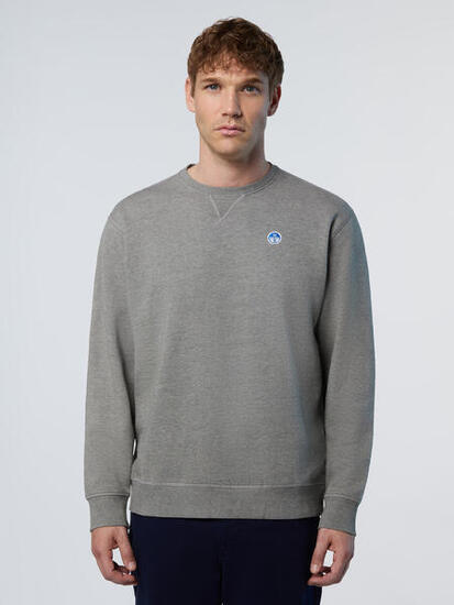 Sweat-shirt avec écusson logo homme