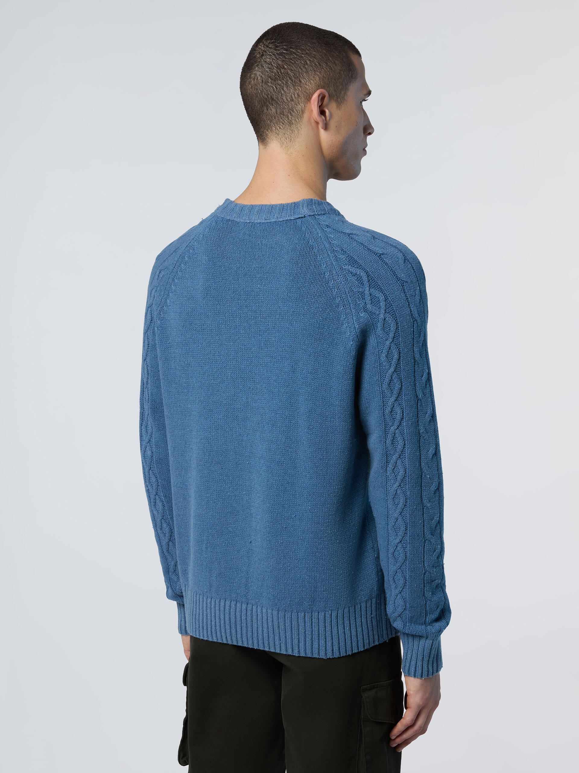 Zopfstrickpulli aus Merinowolle Herren 2/7