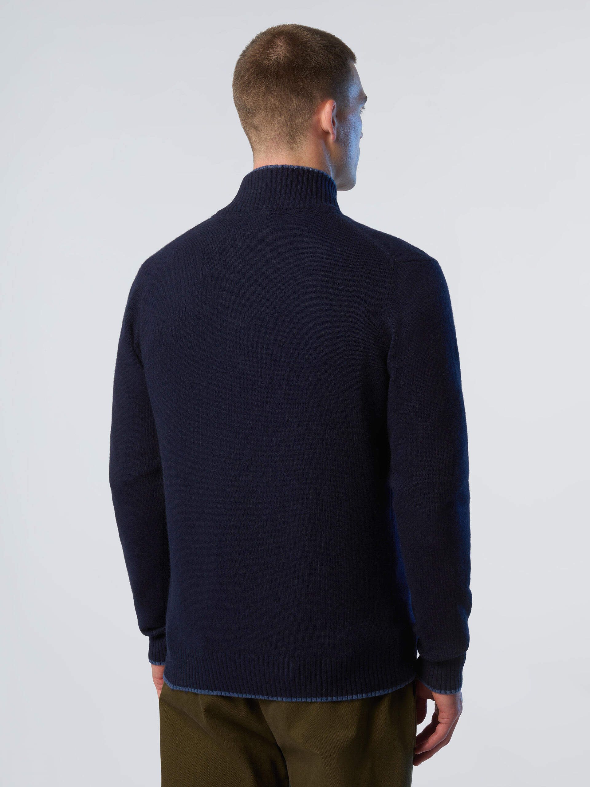 Strickjacke mit Öko-Kaschmir Herren 2/3
