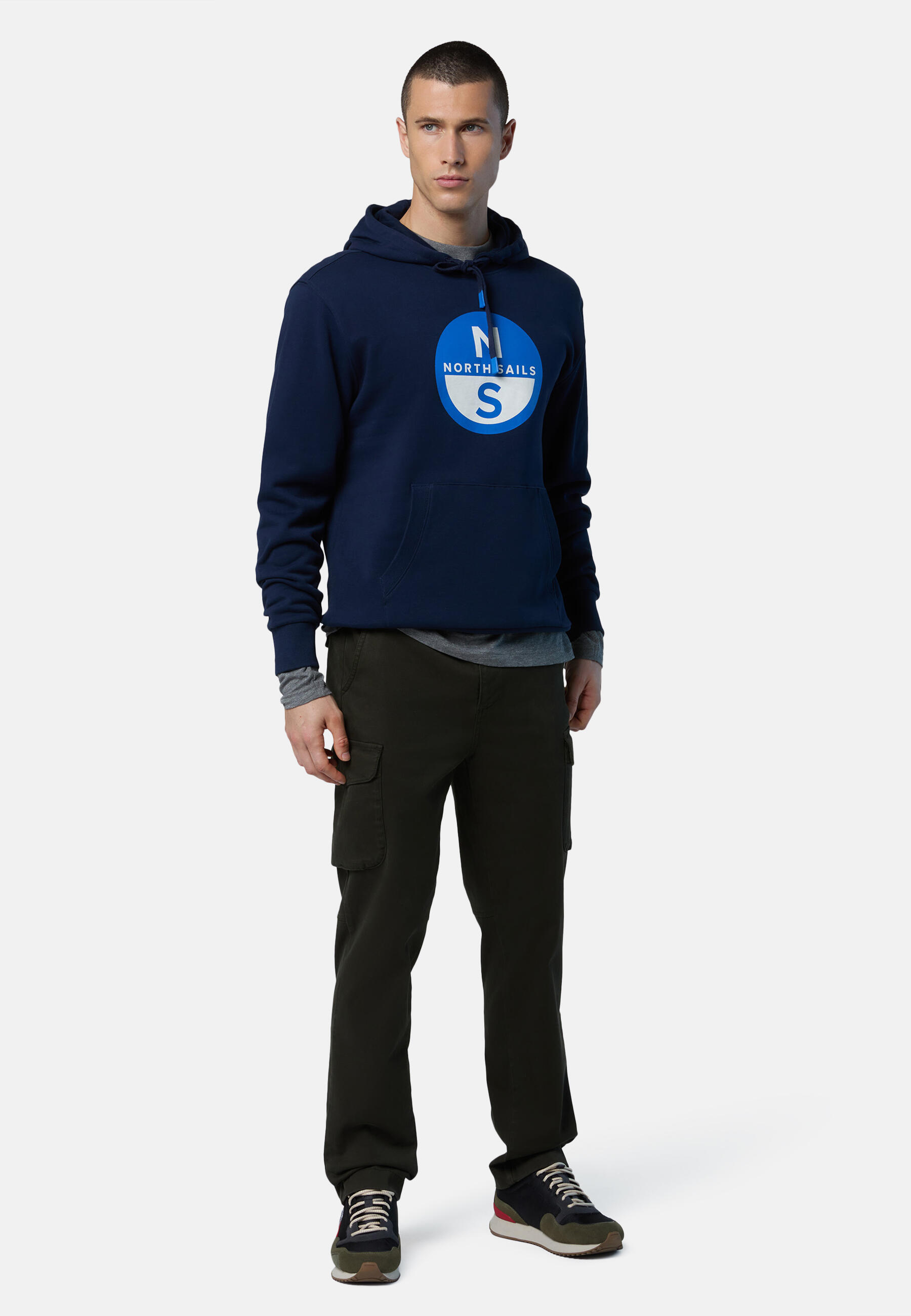 Sudadera con capucha y estampado para hombre 5/7