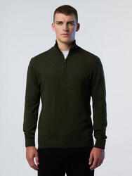 Pull zippé en cachemire homme