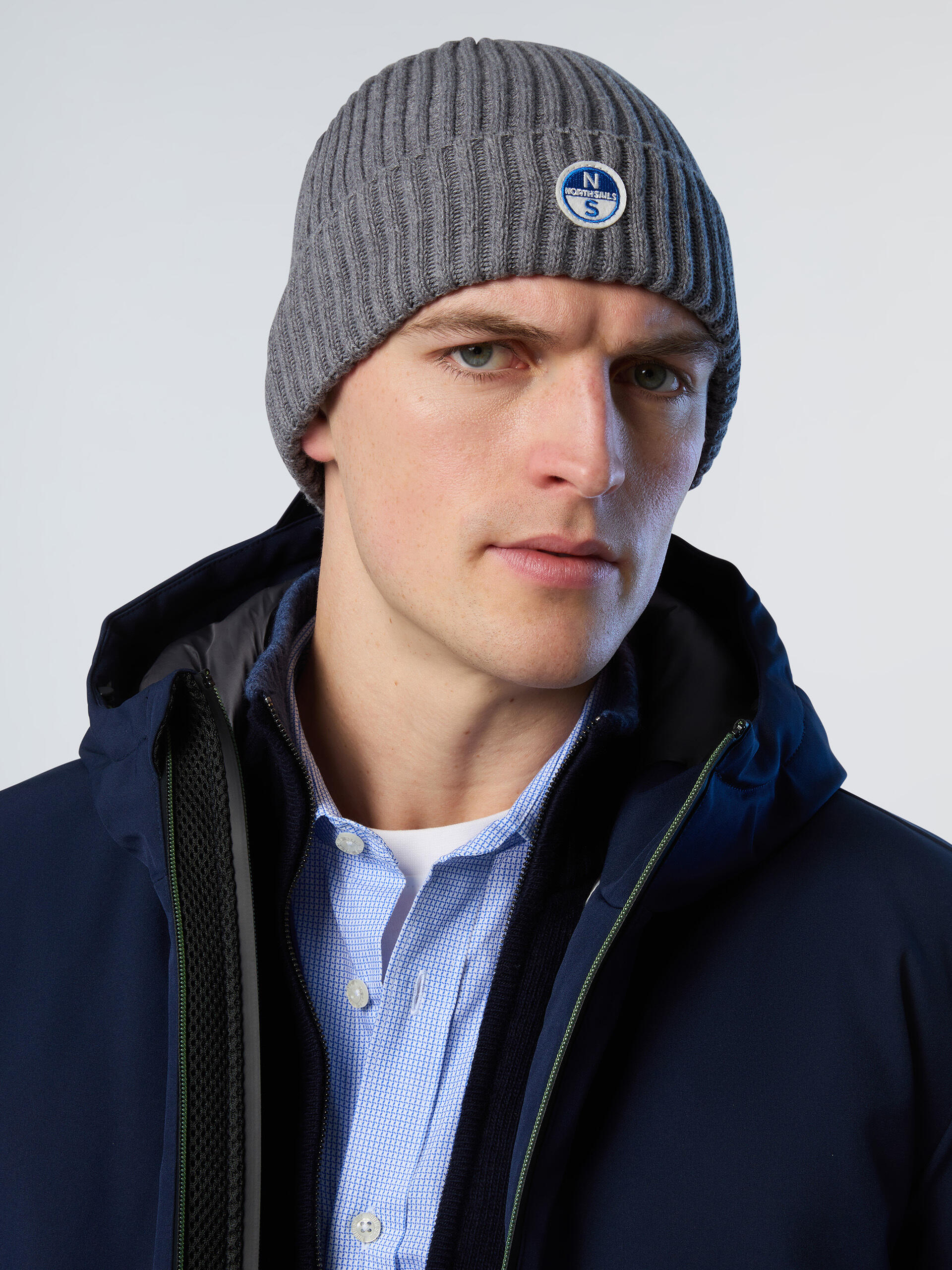 NORTH SAILS Berretto a costa larga con logo da uomo