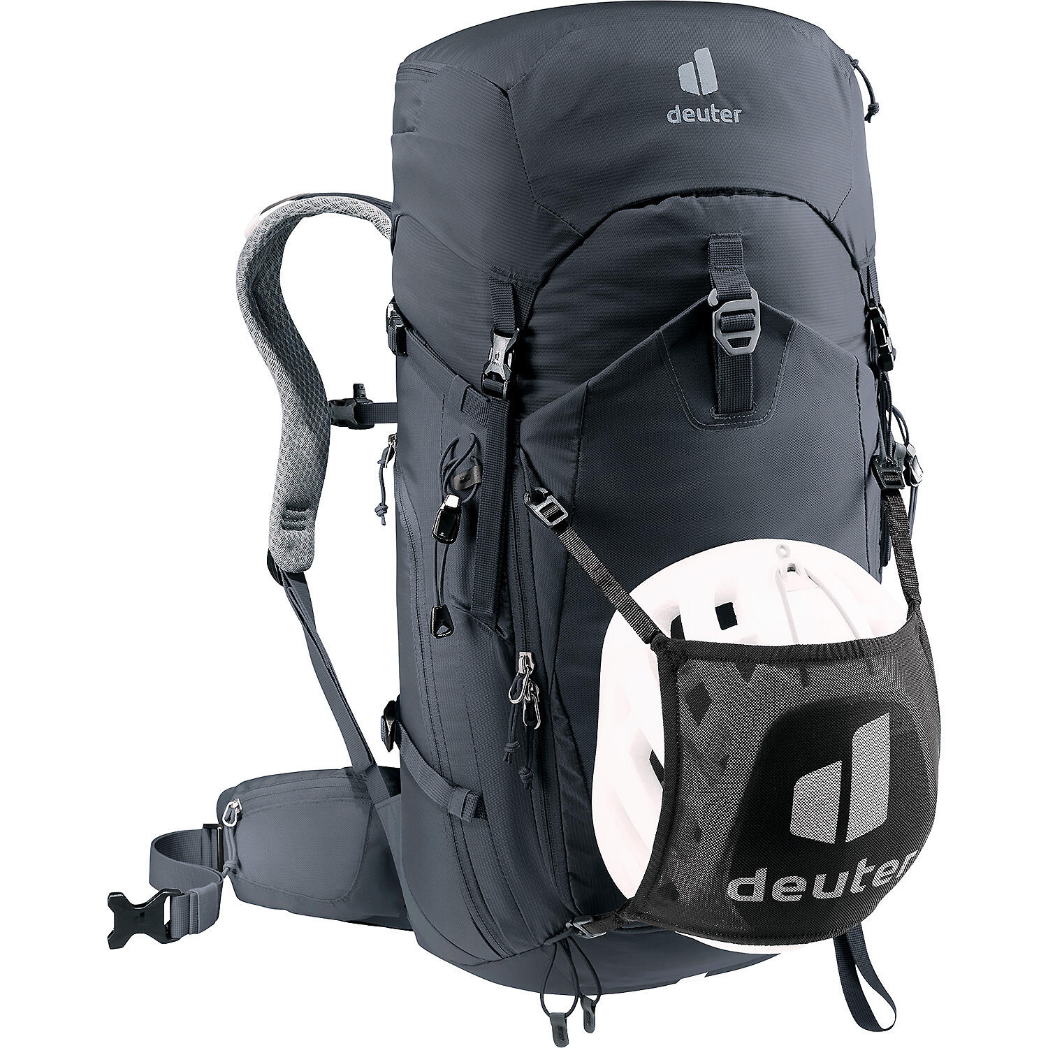 Mochila Deuter Trail Pro 34 SL mujer 34 L negra Airstripes materiales reciclados 5/7