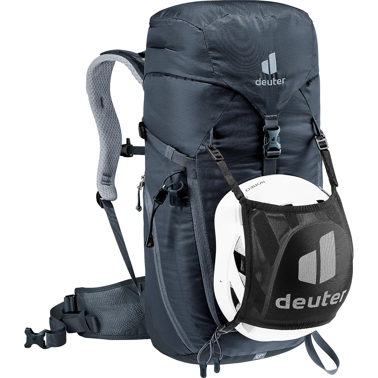 Zaino Deuter Trail 22 SL 22L Donna, Nero, Airstripes, Schienale corto 4/7