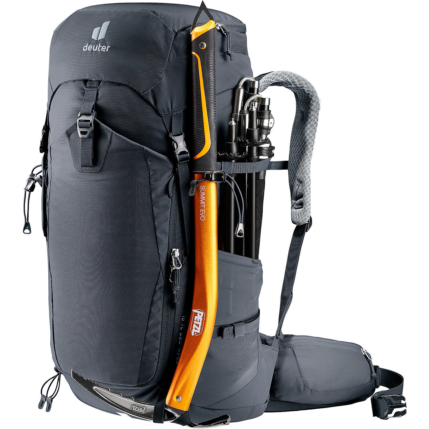 Mochila Deuter Trail Pro 34 SL mujer 34 L negra Airstripes materiales reciclados 3/7